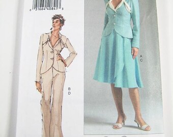 Pick Your Size - Vogue Separates Pattern V8266 - Misses' Jacket, Skirt and Pants - The Vogue Woman by Vogue Patterns