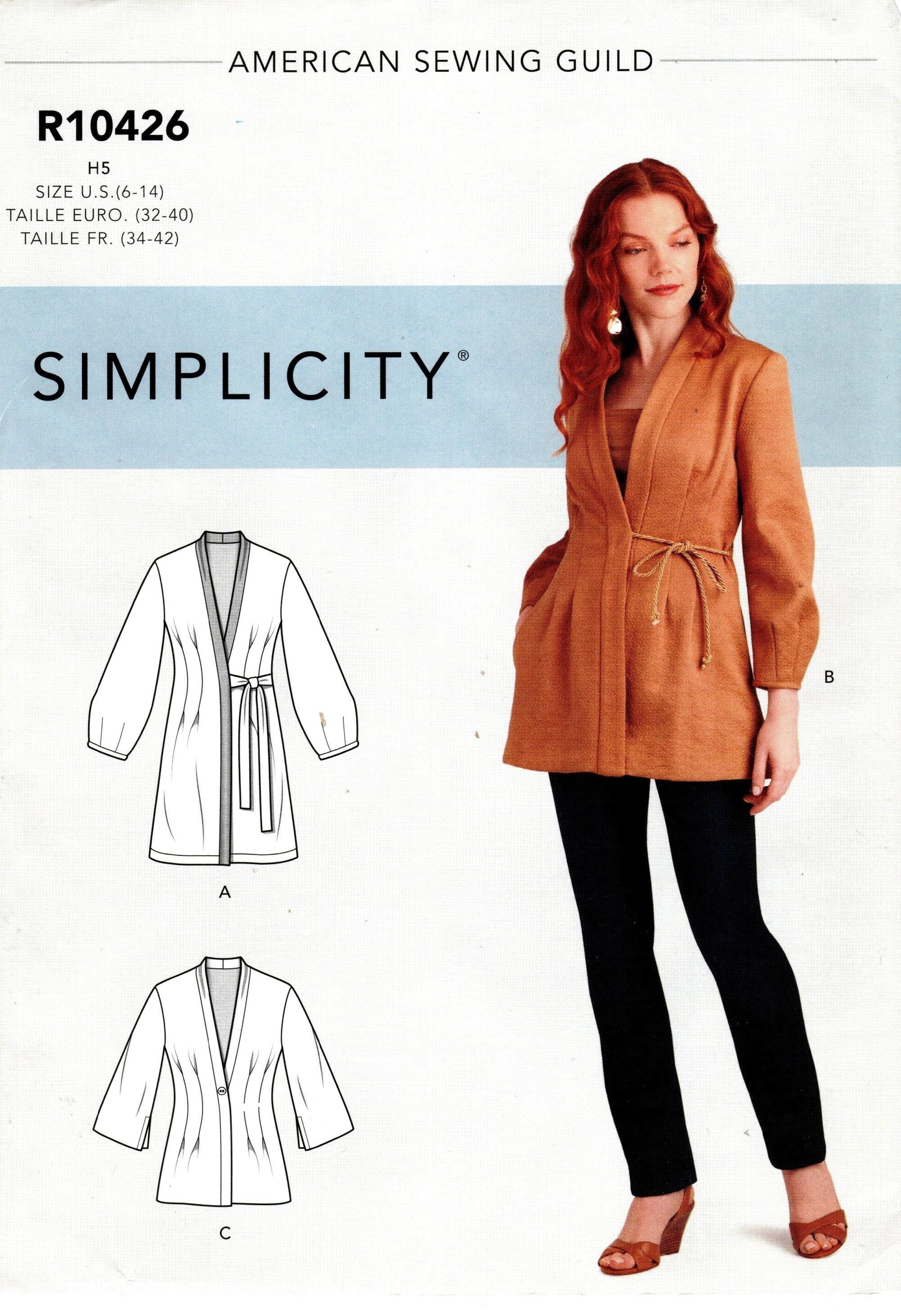 Simplicity Patterns Siplicity 7654.R5 - Patrones De Costura Para Disfraz De Ujer (Instrucciones Pueden No Estar En Simplicity Patrones Gratis