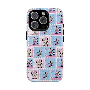 Minnie Mouse Phone Case, Cute Disney Phone Cover, Tough Cases, Gift for Disney Lovers, Kids Phone Accessories