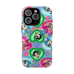 Powerpuff Girls Phone Case: Colorful Cartoon Protective Cover