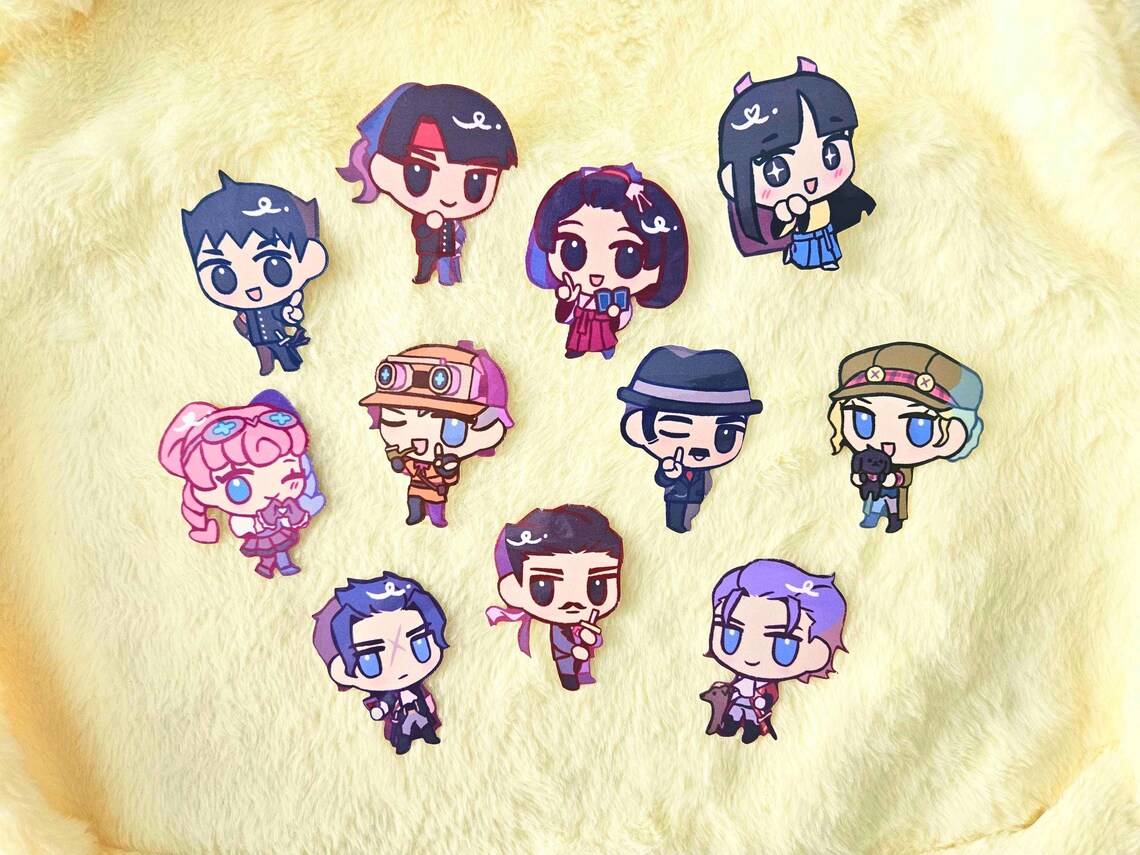 DGS the Great Ace Attorney Chibi Stickers - Etsy