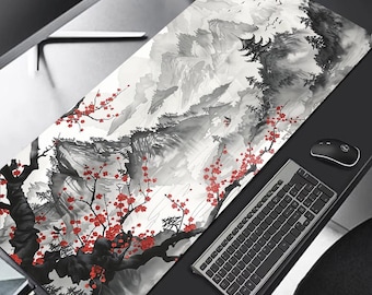 Scenic Mouse Pad Large Anti-Slip Rubber Gaming Mouse Pad Durable Desk Pad Thick Seam Edge Suitable for Office and Gaming