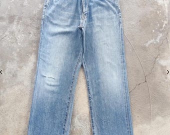 Vintage Edwin 503 Denim Distress Faded Pants Vintage Japanese Waist 31