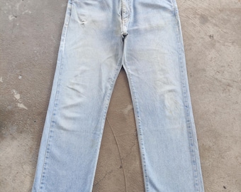 Vintage Edwin Jean Distressed Faded Denim Vintage Japanese Waist 35