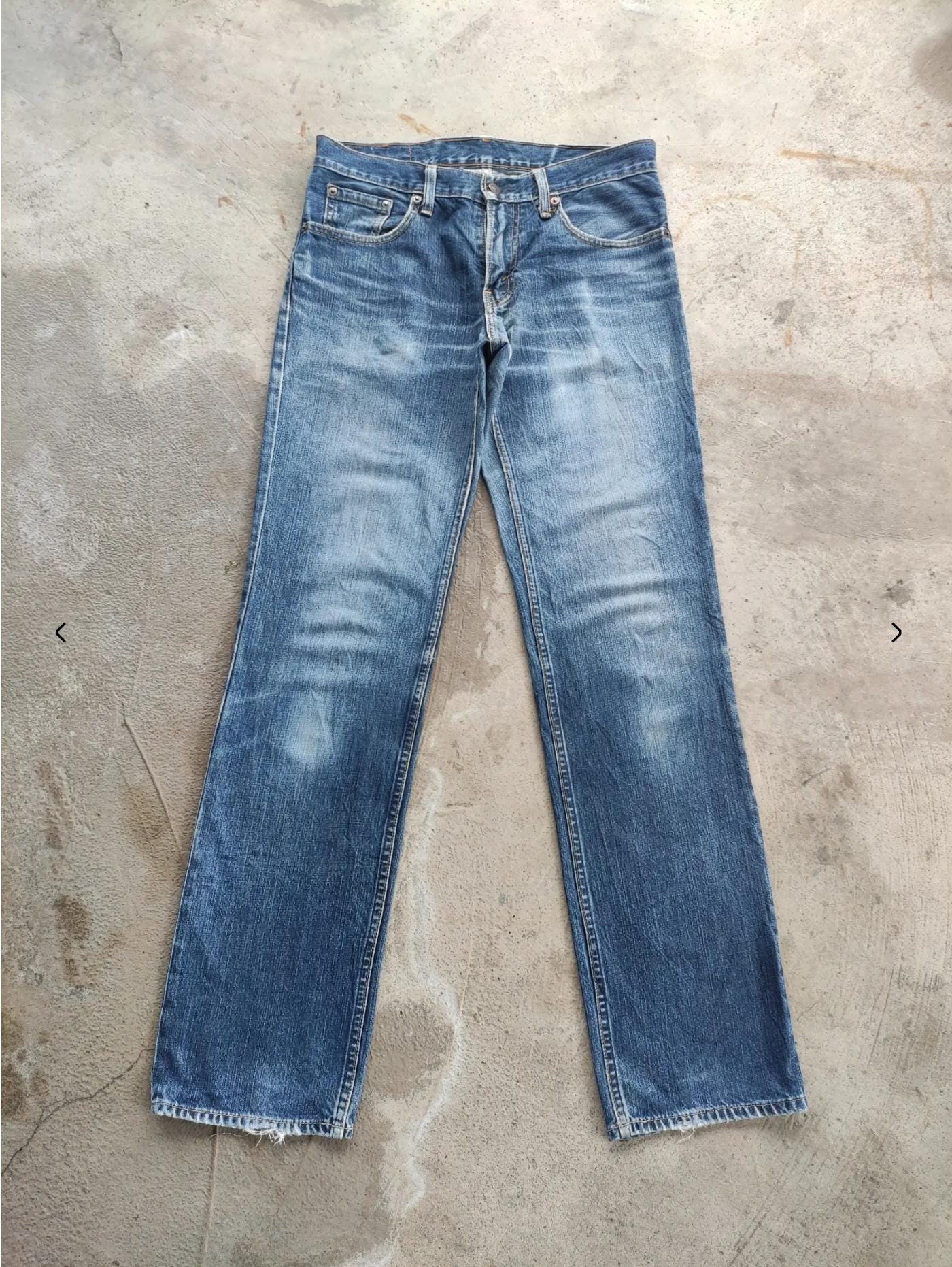 Vintage Levis 502 Japan Distressed Faded Denim Vintage Japanese Waist 32