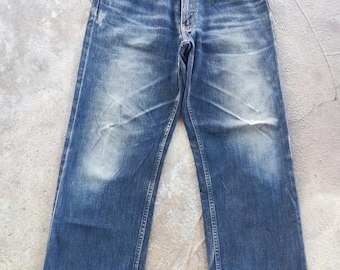 Levi's 503 Distress Faded Denim Vintage Japonés Cintura 33