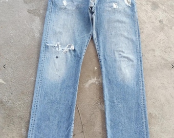 Jean vintage Edwin 503 Japan desgastado y descolorido, cintura japonesa 34