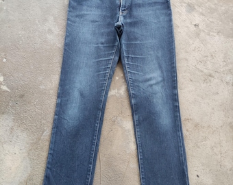 Jeansy Vintage Edwin, sprane, sprane, denimowe (pas 35)