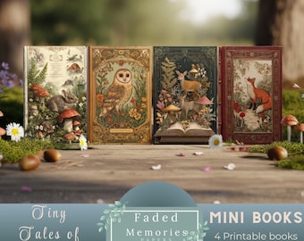 Tiny Tales of the Forest — Printable Mini Books