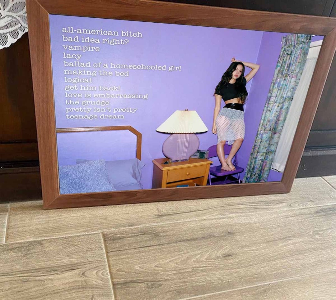 Olivia Rodrigo Guts Tracklist Poster 2023 OR2 Vampire Print - Etsy