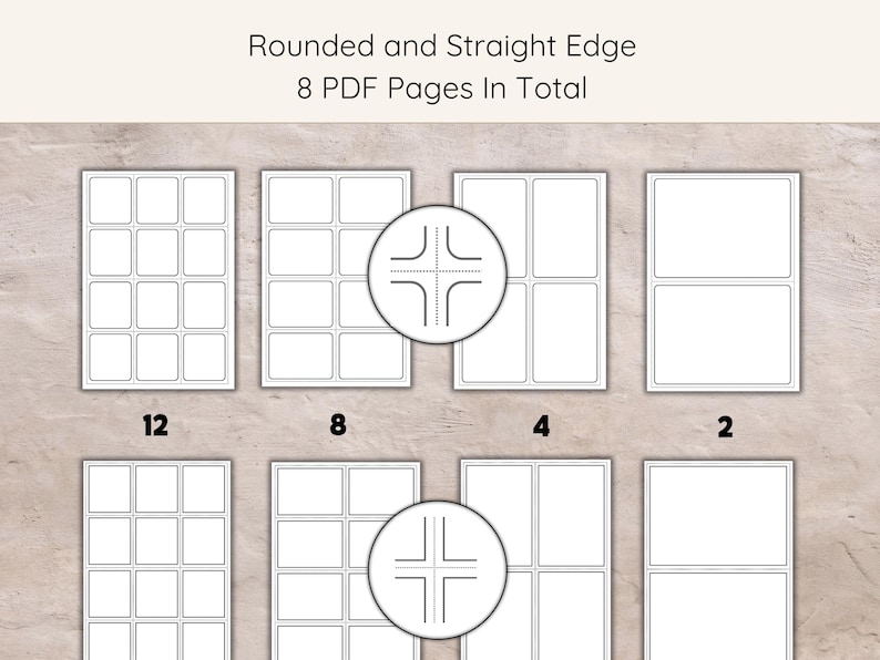 Ex Rounded Templates A Printable Flashcard Templates: Multi-size, Square & Rounded Edge (PDF ...