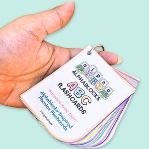 Alphabet Phonics Flashcards Printable | Alphablocks Inspired ABC Cards ...