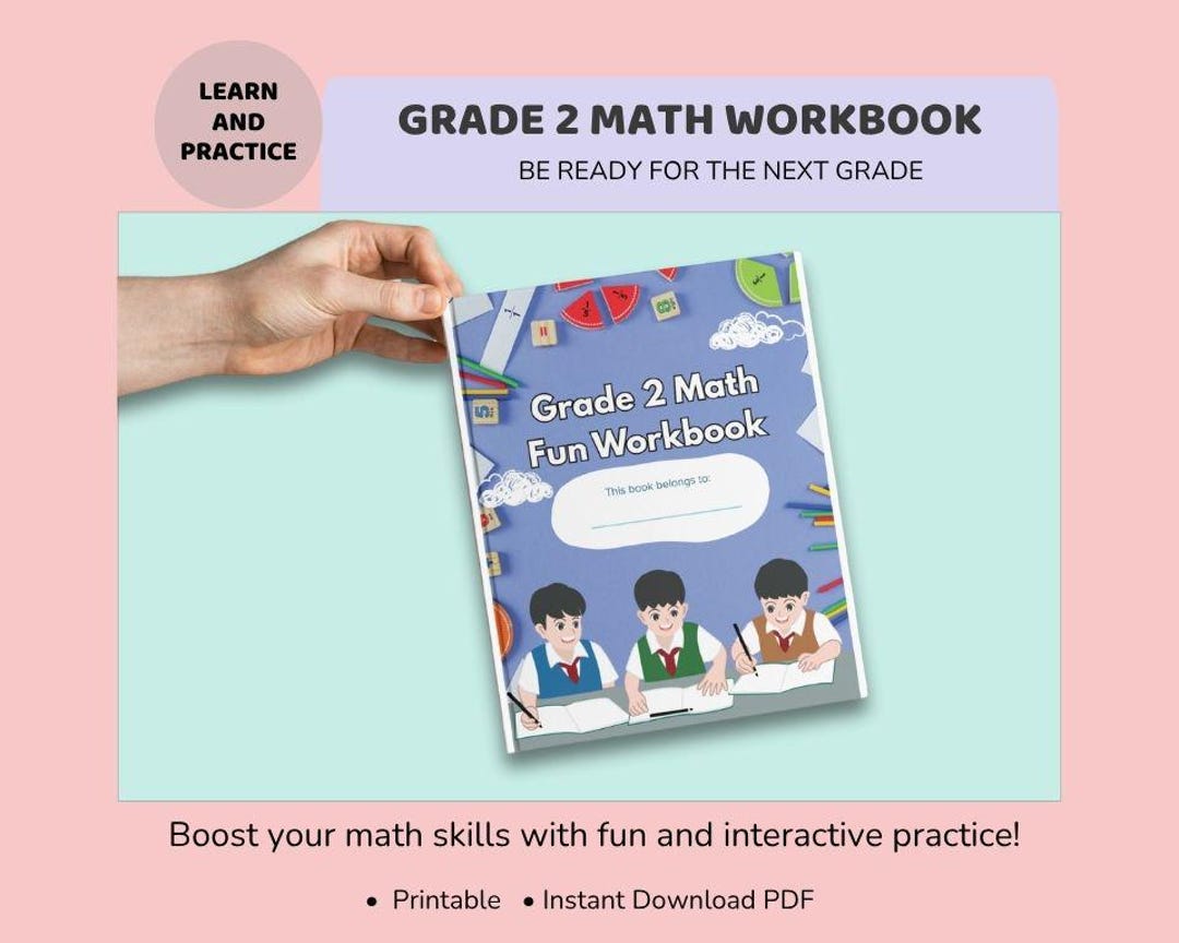 Grade 2 Math Workbook | 60 Printable Worksheets PDF | Homeschool ...
