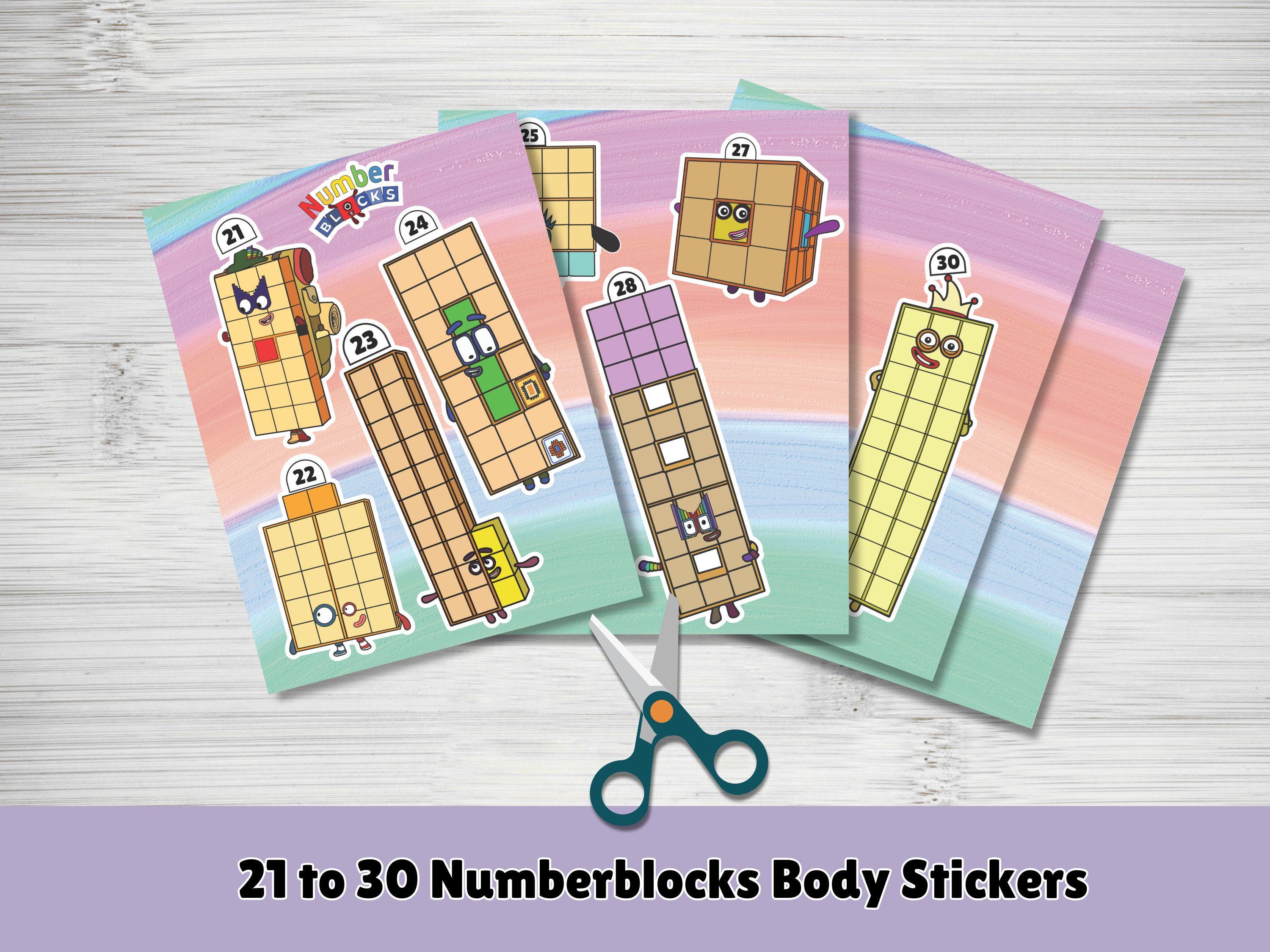 正規品　ナンバーブロックスNumberblocks 21-30 日本未発売 マスリンクキューブ・ナンバーブロックス 算数アクティビティ