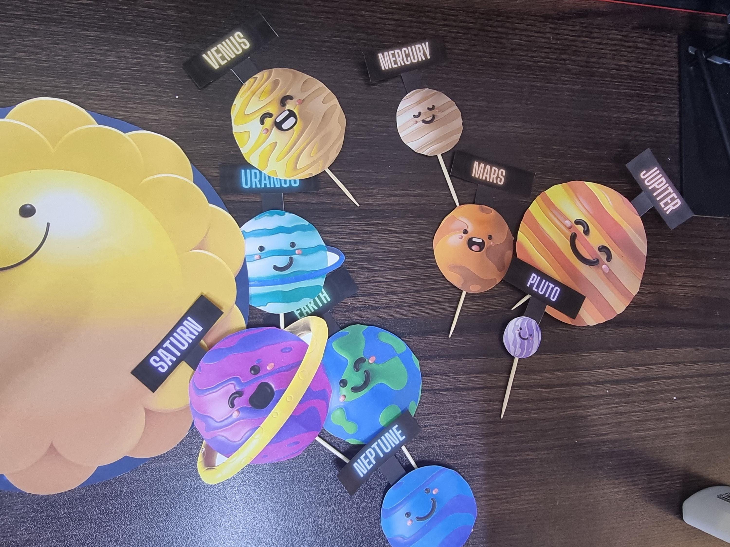 Adorable Solar System Cut and Paste Worksheets Planet Craft Printable ...