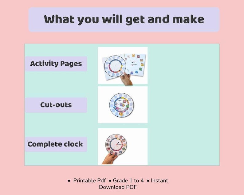 24-hour Clock Numberblocks Craft | Learning Time Activity for Kids ...