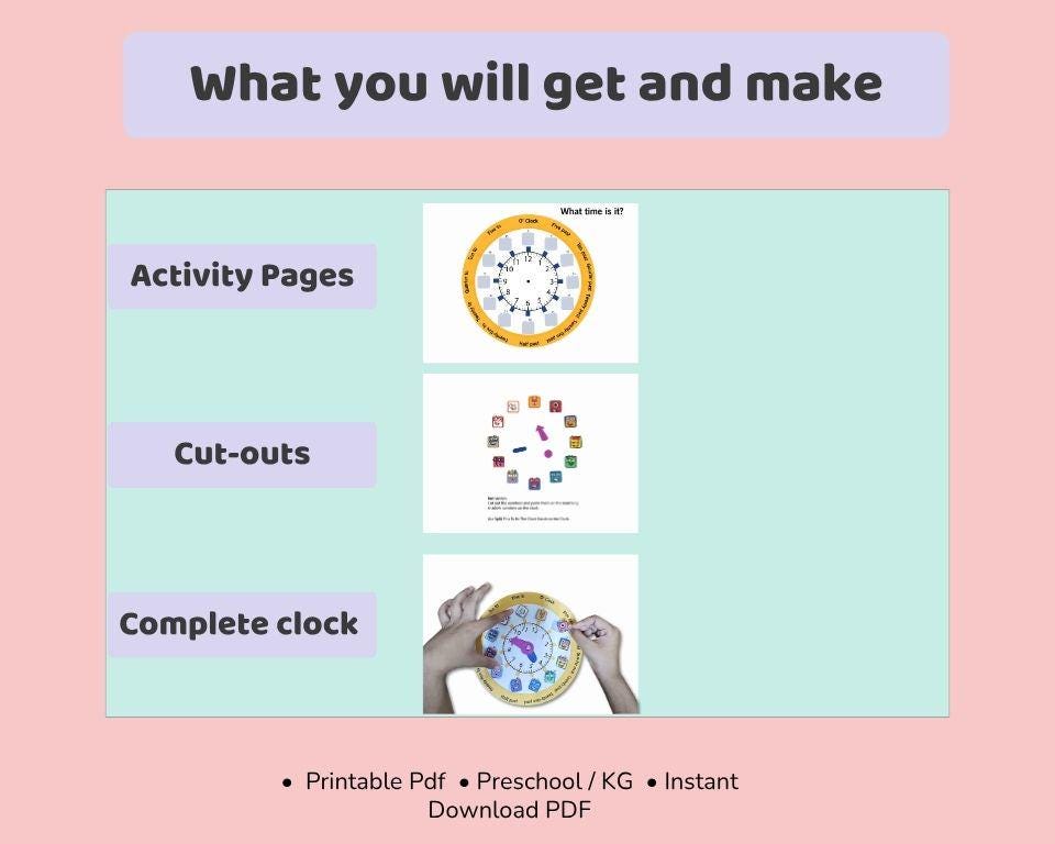 Numberblocks Clock | Telling Time Activity for Kids | Preschool ...
