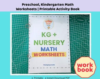 Number Learning Workbook for Kids | Counting, Tracing, Addition, Subtraction|Preschool, Kindergarten Math Worksheets Printable Activity Book