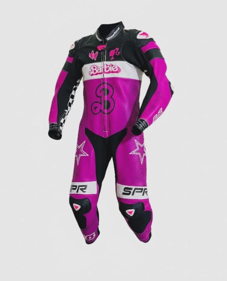 Barbie Custom Leather Motorbike Racing Suit Sharpracer Women