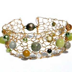 green moss agate bracelet beaded bracelets jasper bracelet gemstone bracelet thin cuff bracelet delicate jewelry handmade jewelry gift image 1