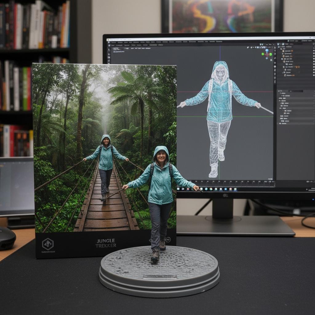 Custom Character 3d Custom Character 3D Model PNG: Personalized Avatar Design (digital ...