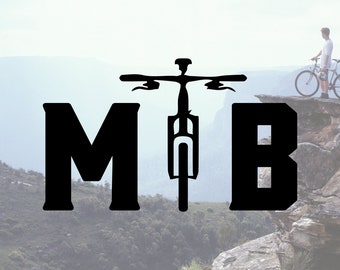 Mountain Bike Vinyl Decal - Mountain Bike Gift, Adventure Life, Outdoor Lover, Laptop Sticker