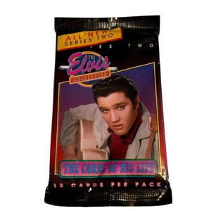 Elvis Presley "The Cards of His Life" Serie Quattro Confezione Sigillata 12 Carte per Confezione