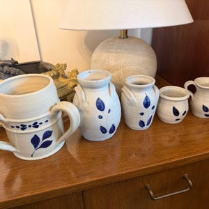Colonial Williamsburg Blue and White Pottery