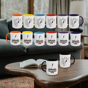Thriller Book Lover Coffee Mug | Murder Mystery Gift, Bookish Mug for Readers, Birthday or Mother's Day Gift for Bookworms