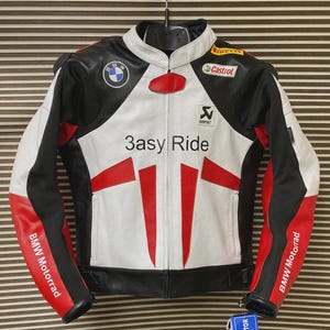 BMW Motorrad Racing Motorbike Leather Jacket BMW Motorrad Motorcycle Biker Jacket