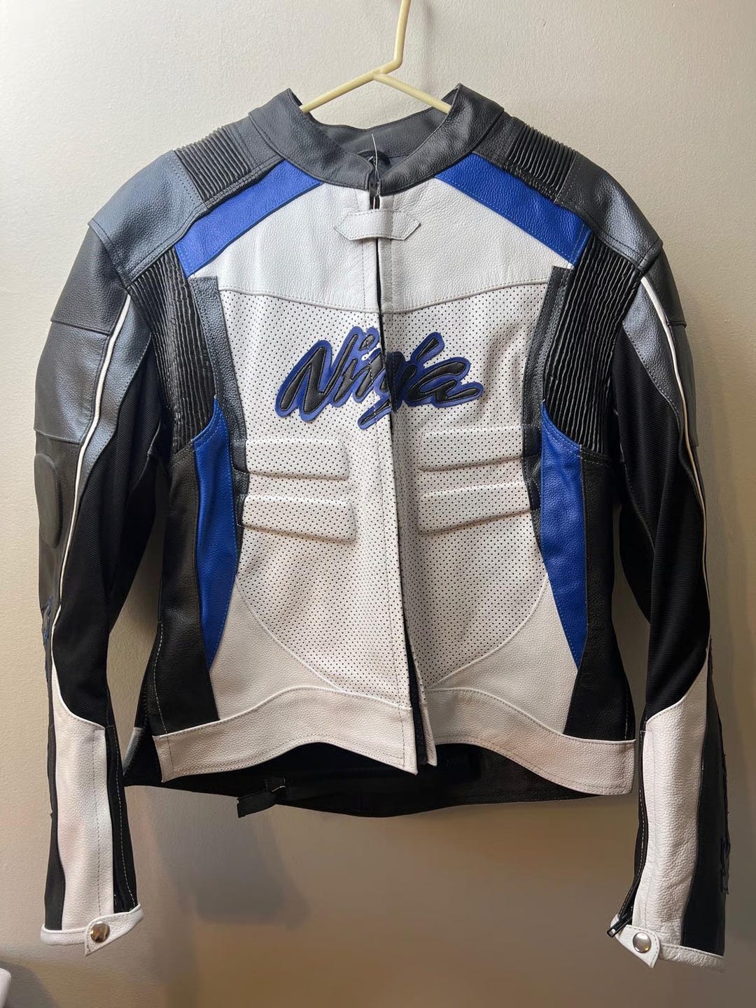 カワサキ Ninja レーシング バイク 牛革 レザー ジャケット 新品