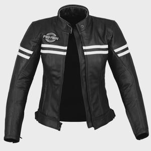 New Racing Motorbike Leather Women Jacket Motogp Women&#39;s Handmade Motorcycle Vintage Biker Jacket
