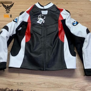 BMW Motorrad Racing Motorbike Leather Jacket BMW Motorrad Motorcycle Biker Jacket