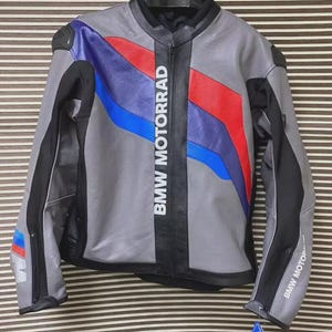 BMW Motorrad Racing Motorbike Leather Jacket BMW Motorrad Motorcycle Biker Jacket