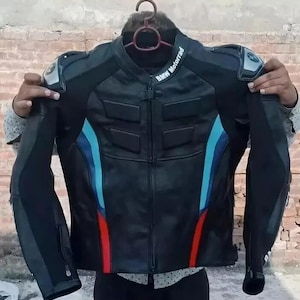 BMW Motorrad Racing Motorbike Leather Jacket BMW Motorrad Motorcycle Biker Jacket