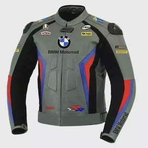 BMW Motorrad Racing Motorbike Leather Jacket BMW Motorrad S1000RR Motorcycle Biker Jacket