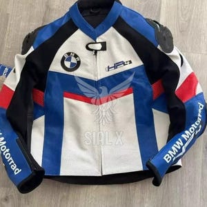 BMW Motorrad Racing Motorbike Leather Jacket BMW Motorrad Motorcycle Biker Jacket