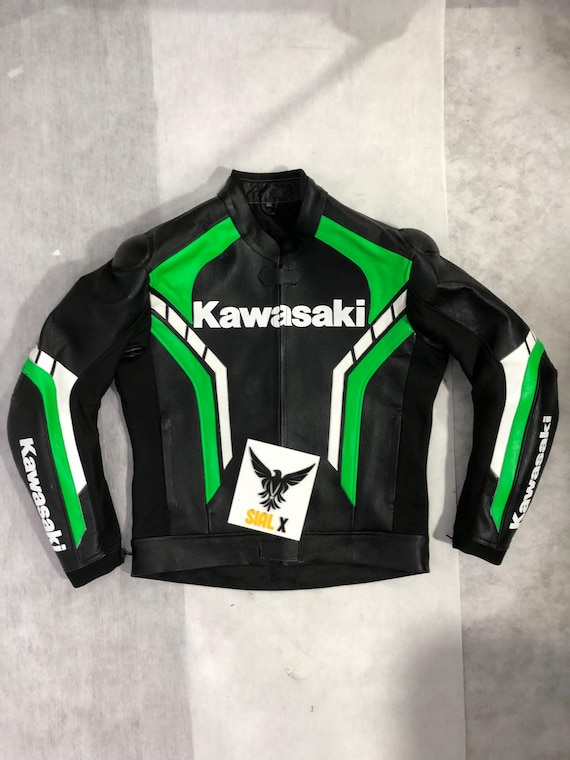 カワサキ Ninja レーシングバイク 牛革レザージャケット 完全装甲 新型