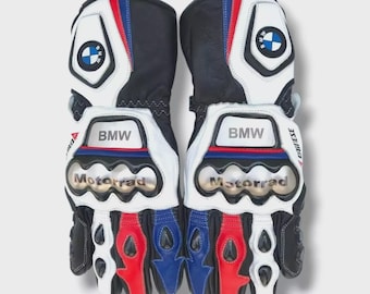 BMW Motorrad Racing Motorrad Lederhandschuhe Neue BMW Motorrad Biker Handschuhe
