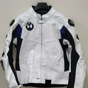 BMW Motorrad Racing Motorbike Leather Jacket BMW Motorrad Motorcycle Biker Jacket