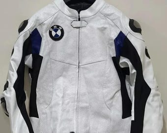 BMW Motorrad モーターサイクルレーシングレザージャケット 本物の牛革