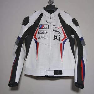 BMW Motorrad Racing Motorbike Leather Jacket BMW Motorrad Motorcycle Biker Jacket