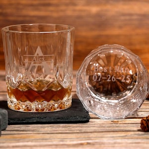 Groomsman 11oz Whiskey Glass, Engraved Old Fashion, Groomsmen Gift Idea, Personalized Groomsman - Best Man Gift, Wedding Shot Glasses