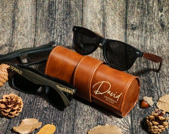 Gafas de sol de madera personalizadas, gafas de sol para padrinos de boda, regalos para padrinos de boda, gafas de sol grabadas personalizadas, propuesta de padrinos de boda, regalo de boda para hombres