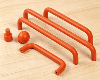 Orange Cabinet Door Pull Handle, Drawer Knob, Wardrobe Hardware, Kitchen Hardware