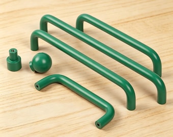 Grüner Schrankgriff, Schubladenknauf, Schrankbeschlag, Küchenbeschlag