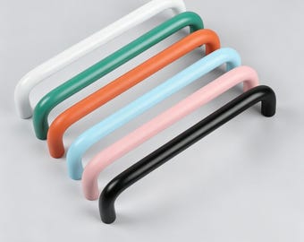 Pipe Corlorful Cabinet Doors Handles Pulls,Modern Kitchen Drawers Pulls,Ikea Dresser Handles,Bar Cupboard Pulls Handle Cabinet Hardware