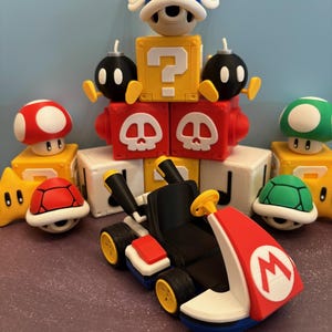 Mario Kart Inspired Model | Perfect Gift for Fans, Gamers, or Collectors | Video Game Shelf Decor | Desk Display Item