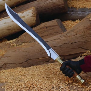 Hand-Forged 30&quot; Scimitar Sword Replica – High Carbon Steel Decorative Blade, Rosewood Handle – Gift for Him, Collectors, Christmas