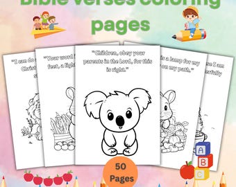 Bible Verse Coloring Pages | Christian Scripture Coloring Book | Inspirational Faith Quotes Printable | Religious Coloring Sheets
